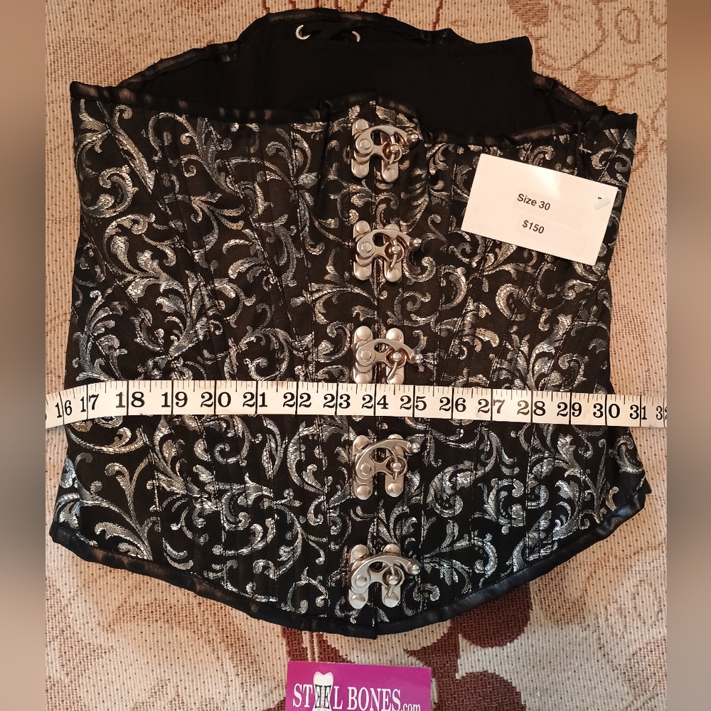 Classic Under Bust Corset with Clasps